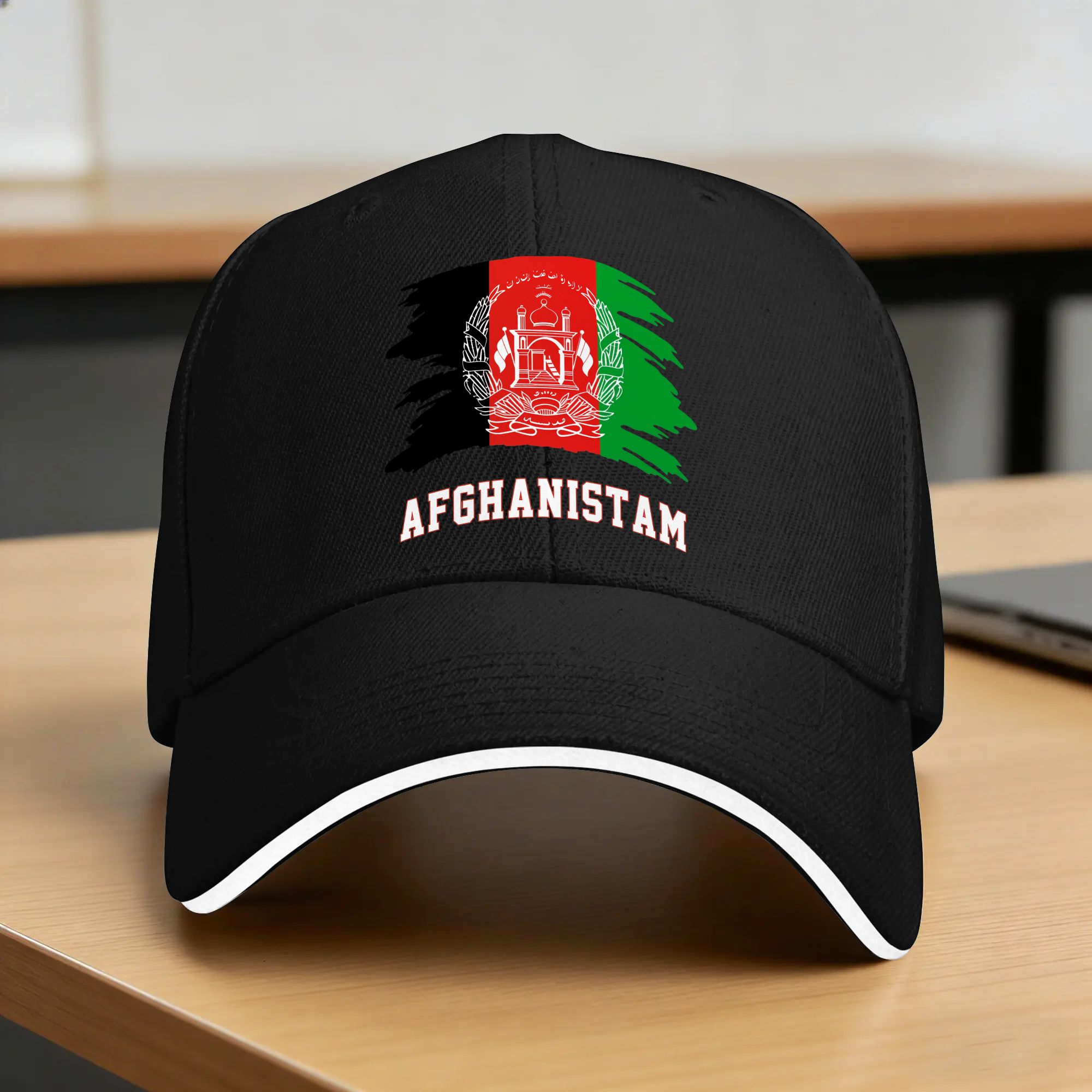 Outdoor Sport Ideas - Afganistan Bayrağı Afgan Kömür Beyzbol Şapkası