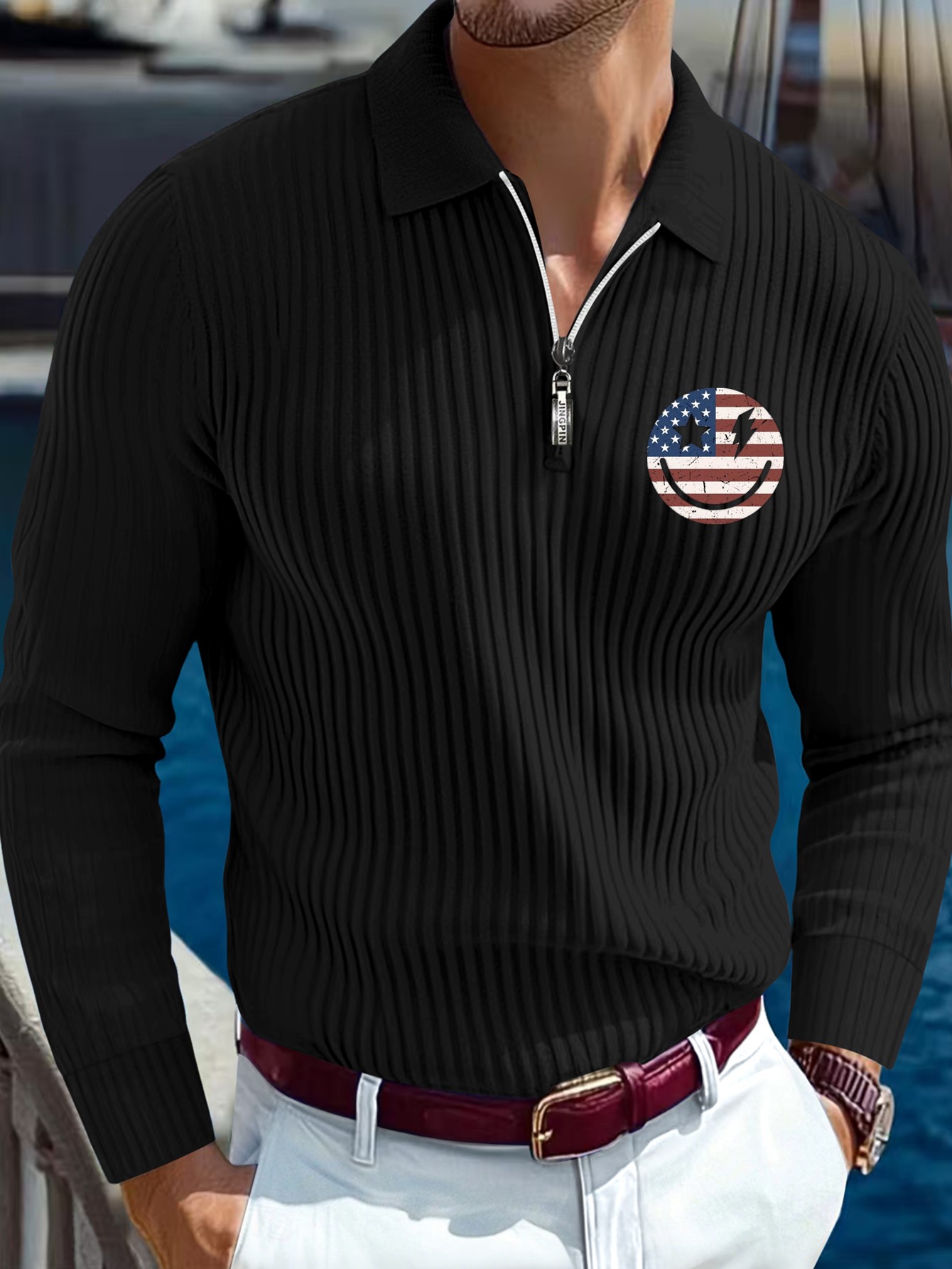 Erkekler İçin Uzun Kollu Açık  - Polo Shirt Equestrian incelemesi ve fiyatı