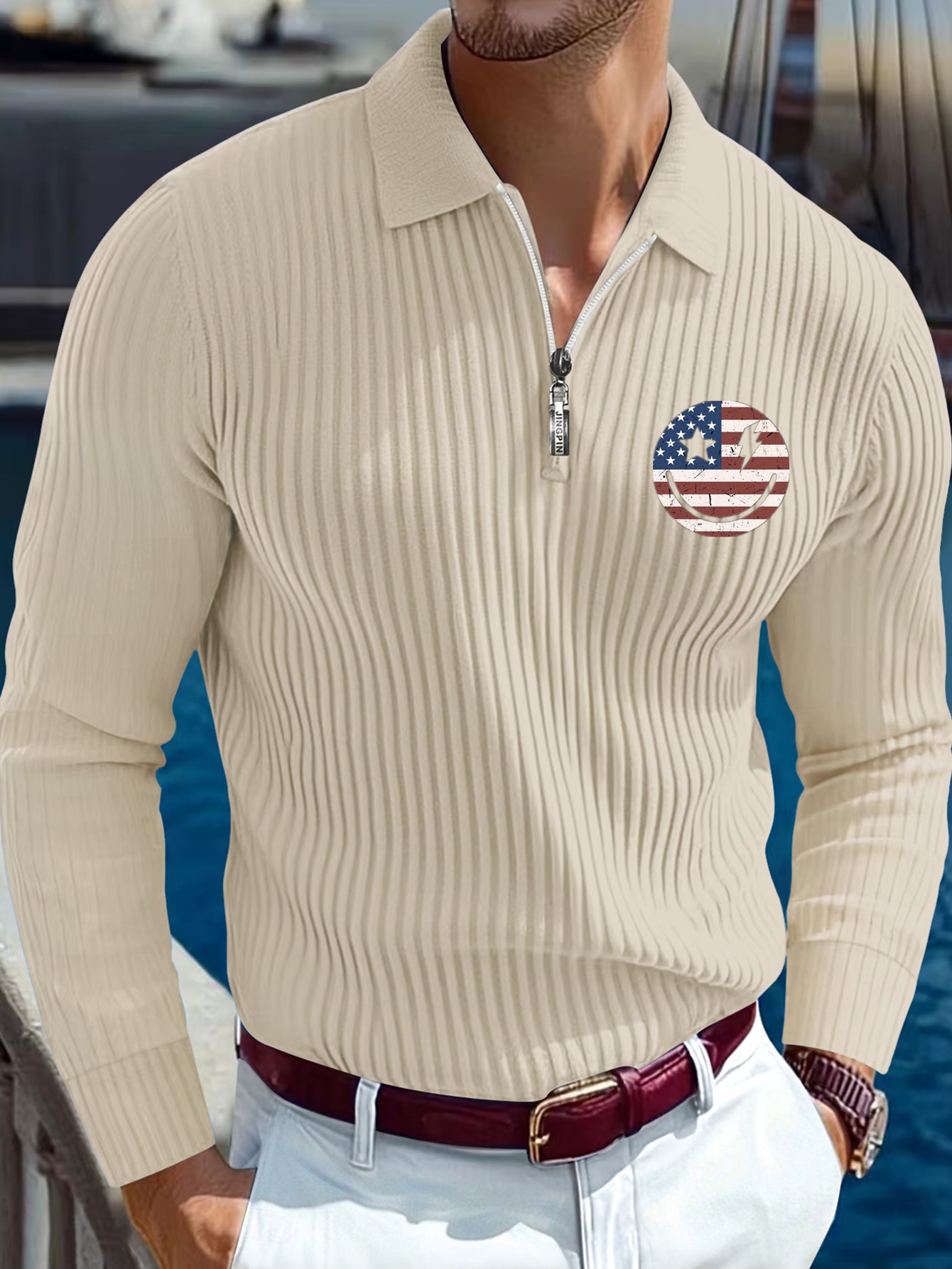 Erkekler İçin Uzun Kollu Açık  - Polo Shirt Equestrian incelemesi ve fiyatı