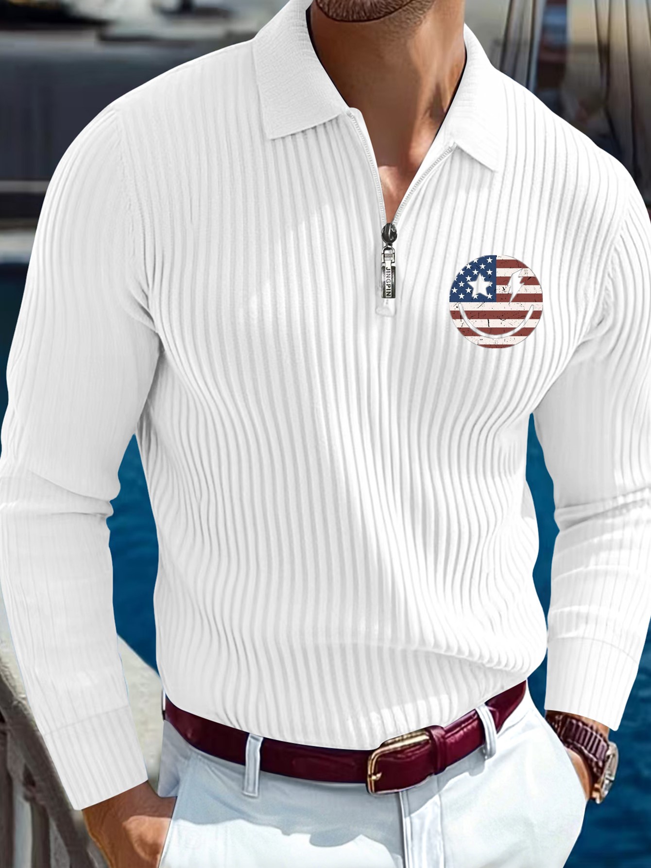 Erkekler İçin Uzun Kollu Açık  - Polo Shirt Equestrian incelemesi ve fiyatı